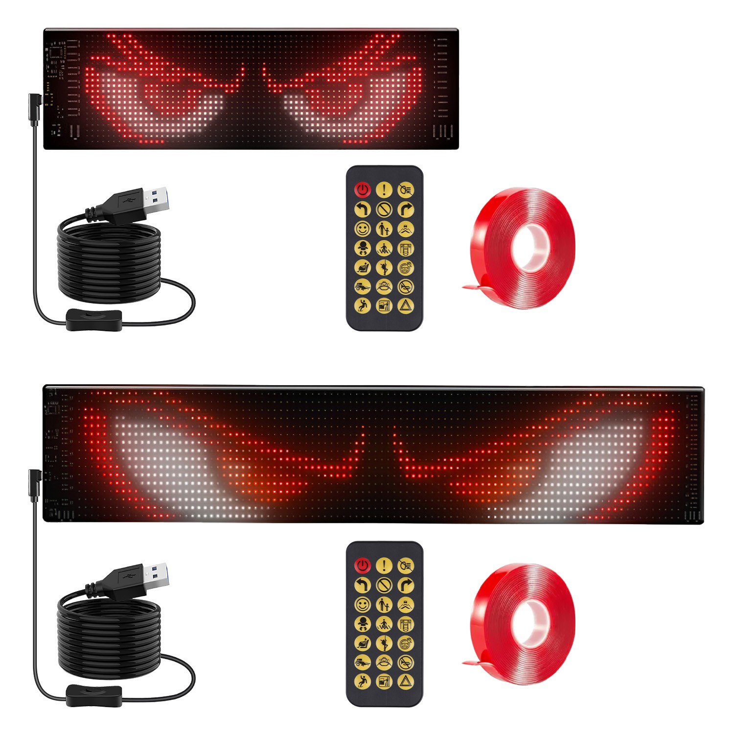 2pcs LED Sign Flashing Light USB Powered Business Signs Business Store Open Lamp