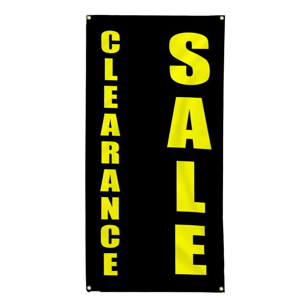 Vertical Vinyl Banner Multiple Sizes Closing out Deal C Business Outdoor