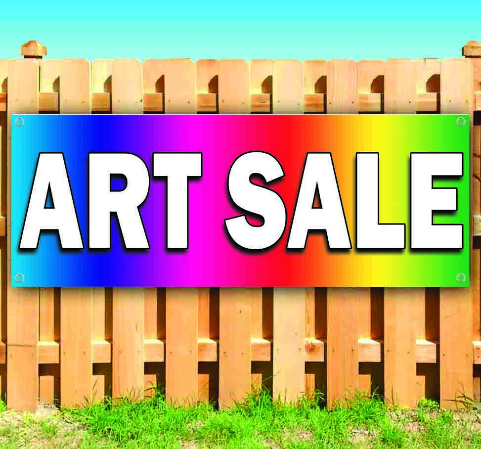 ART SALE Advertising Vinyl Banner Flag Sign Many Sizes USA