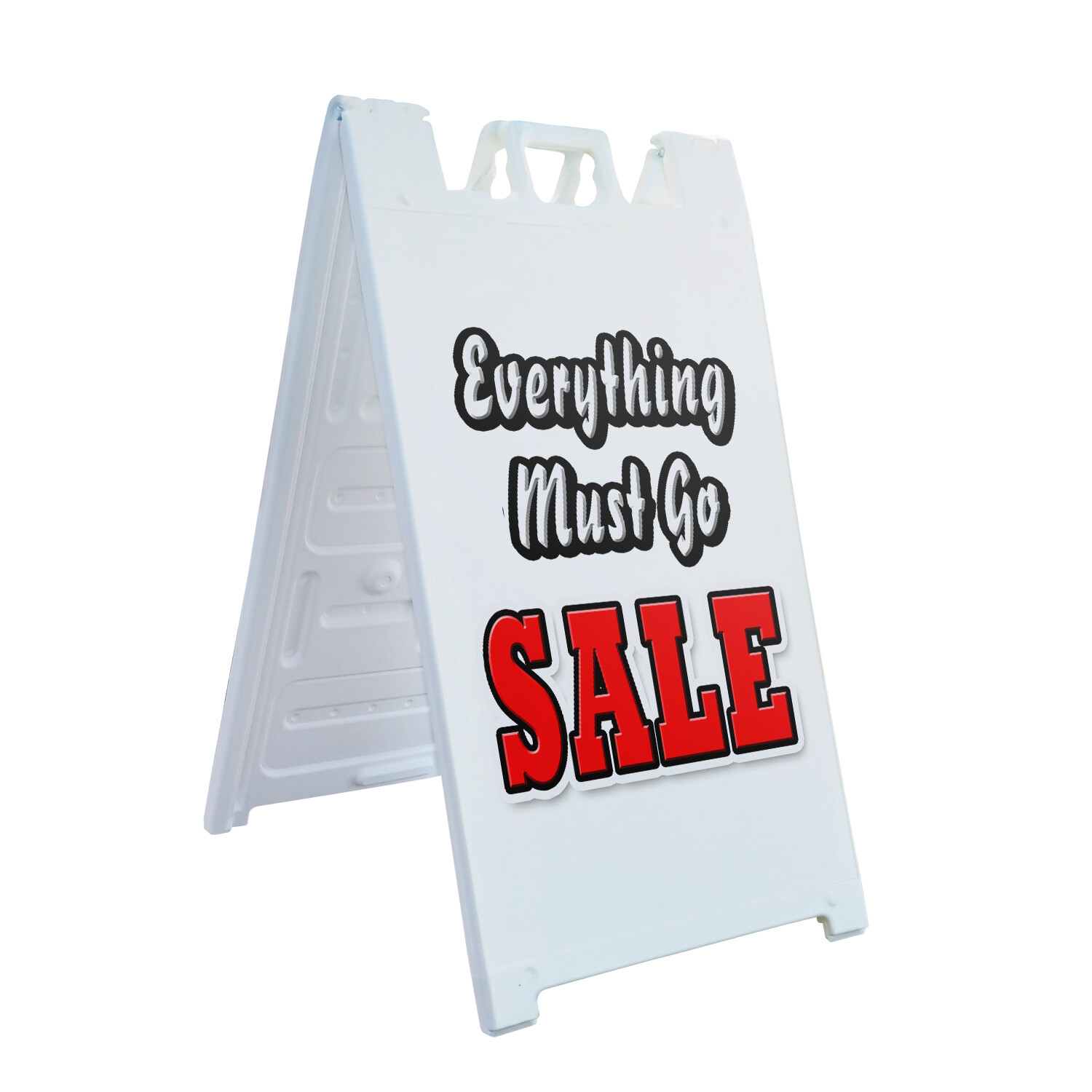 A-frame Sidewalk Everything Must Go Sale 24″ x 36″ Double Sided A-Frame Sidewalk