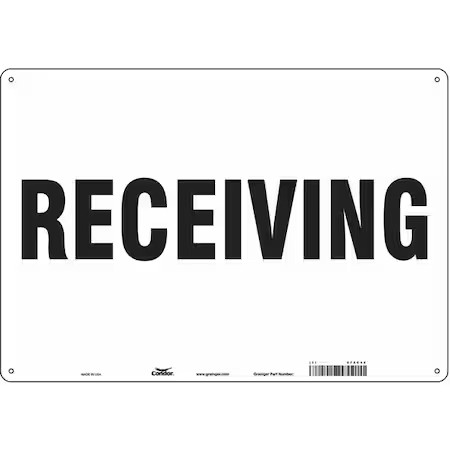 Receiving, 20 In W X 14 In H, Horizontal Rectangle, Fiberglass, 473C49, 473C49