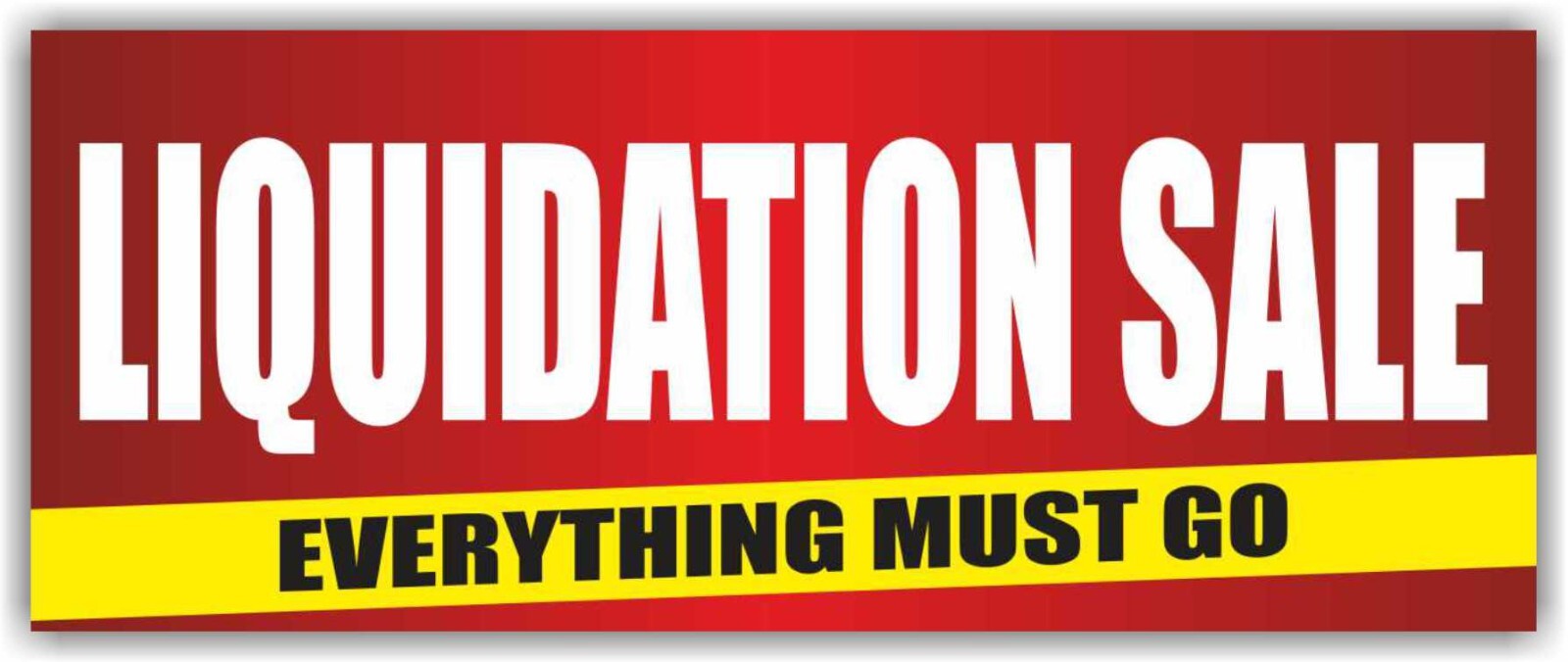 LIQUIDATION SALE EVERYTHING MUST GO Advertising Banner Vinyl Mesh Sign Discount