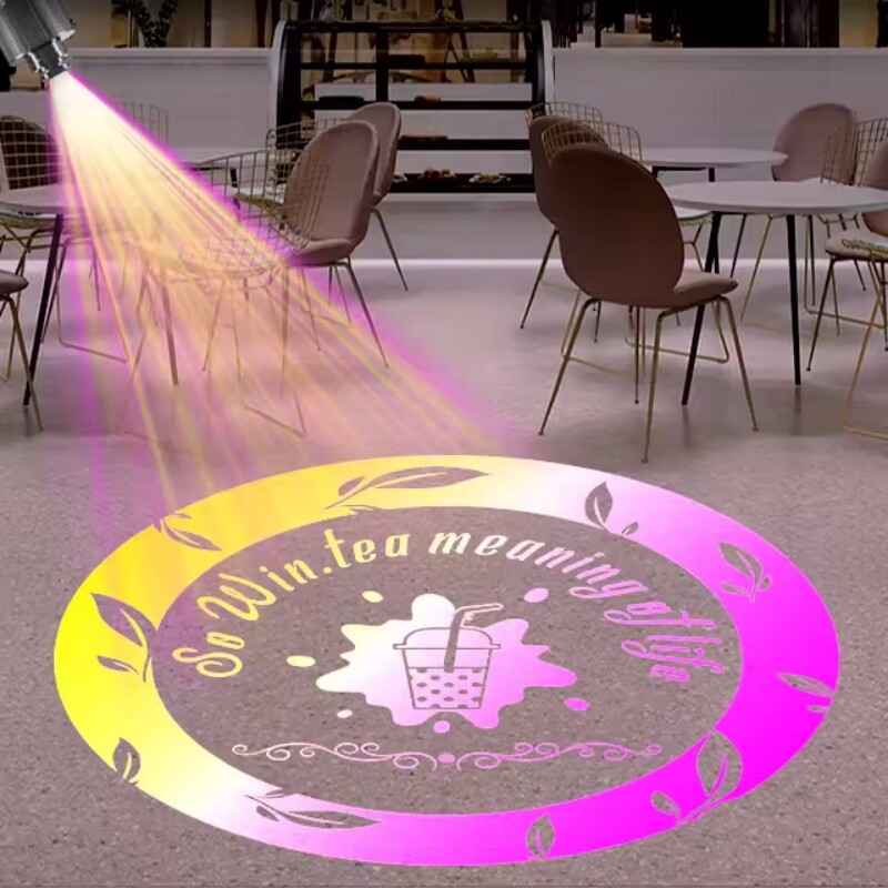 15W-110W Waterproof Dynamic Color Changing Wedding Light Logo Gobo Projector