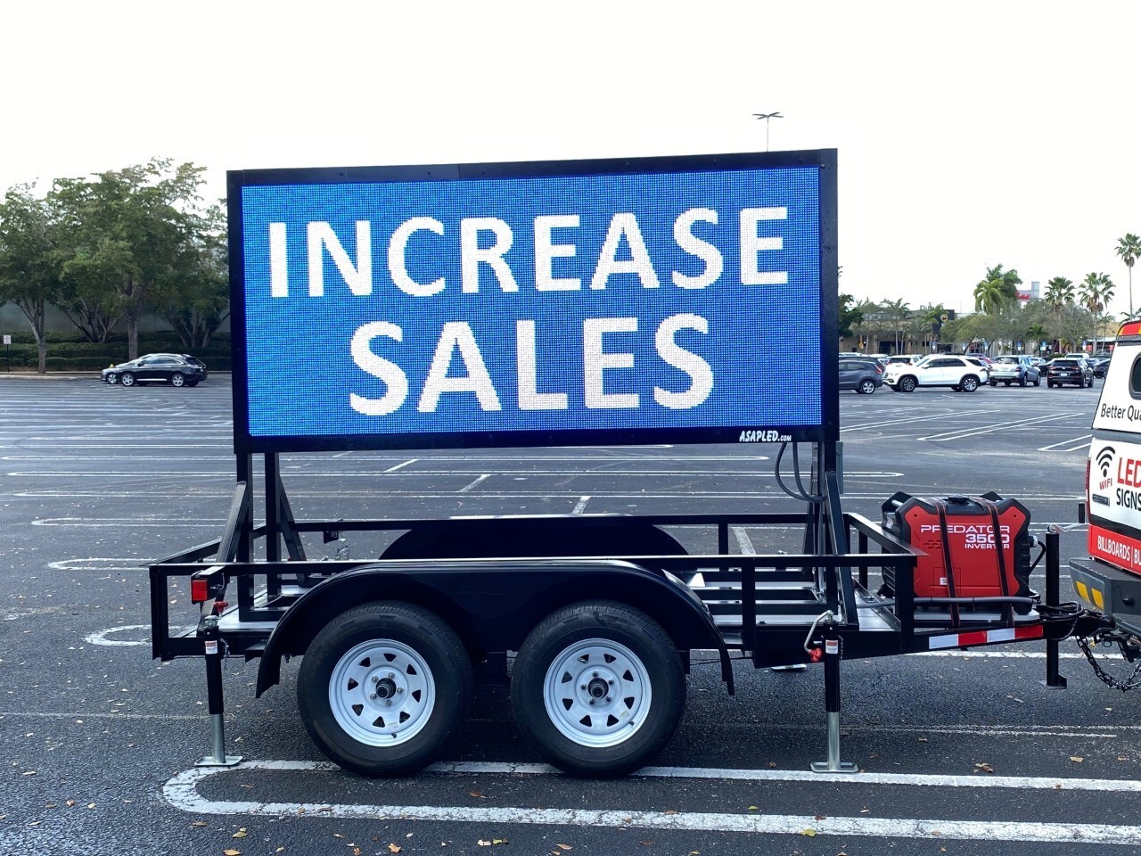 LED Outdoor Full-Color Programmable Sign with Wi-Fi (15 ft x 2 ft)