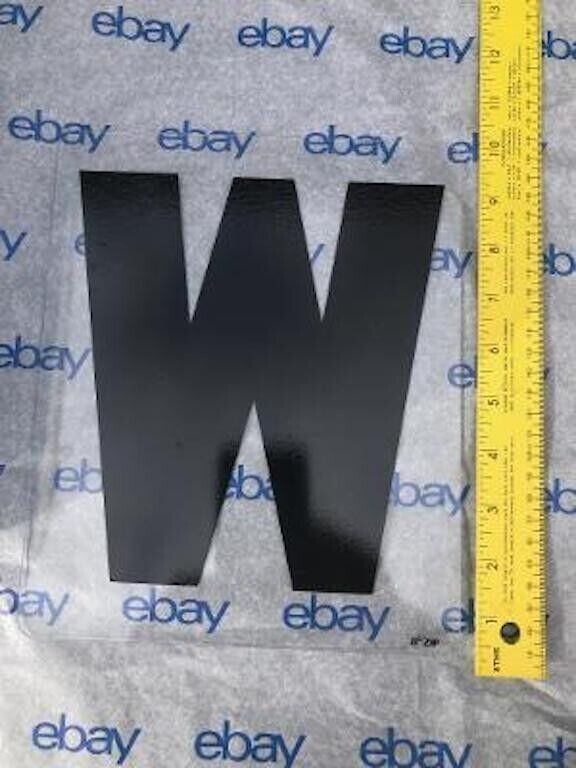 8 inch zip letters changeable outdoor signage marquee letters Letter W