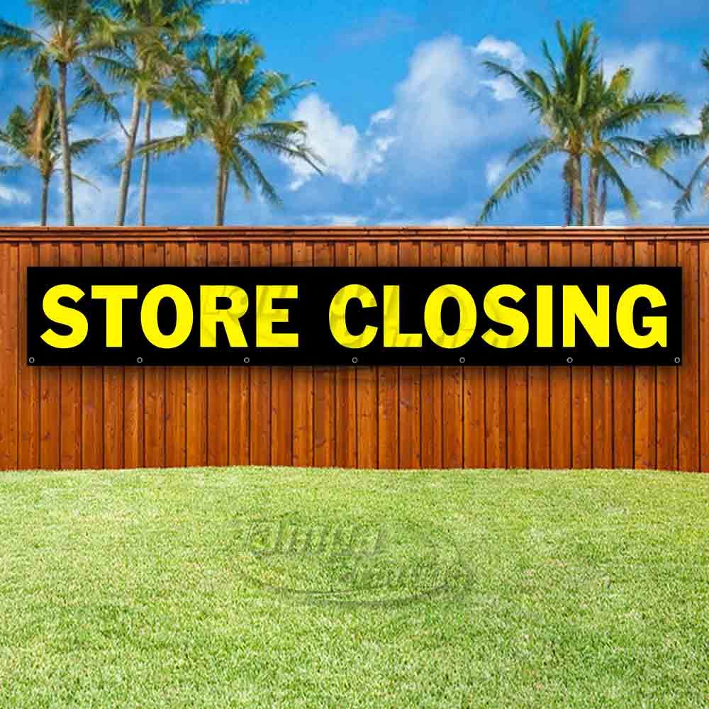 STORE CLOSING Advertising Vinyl Banner Flag Sign LARGE HUGE XXL SIZES