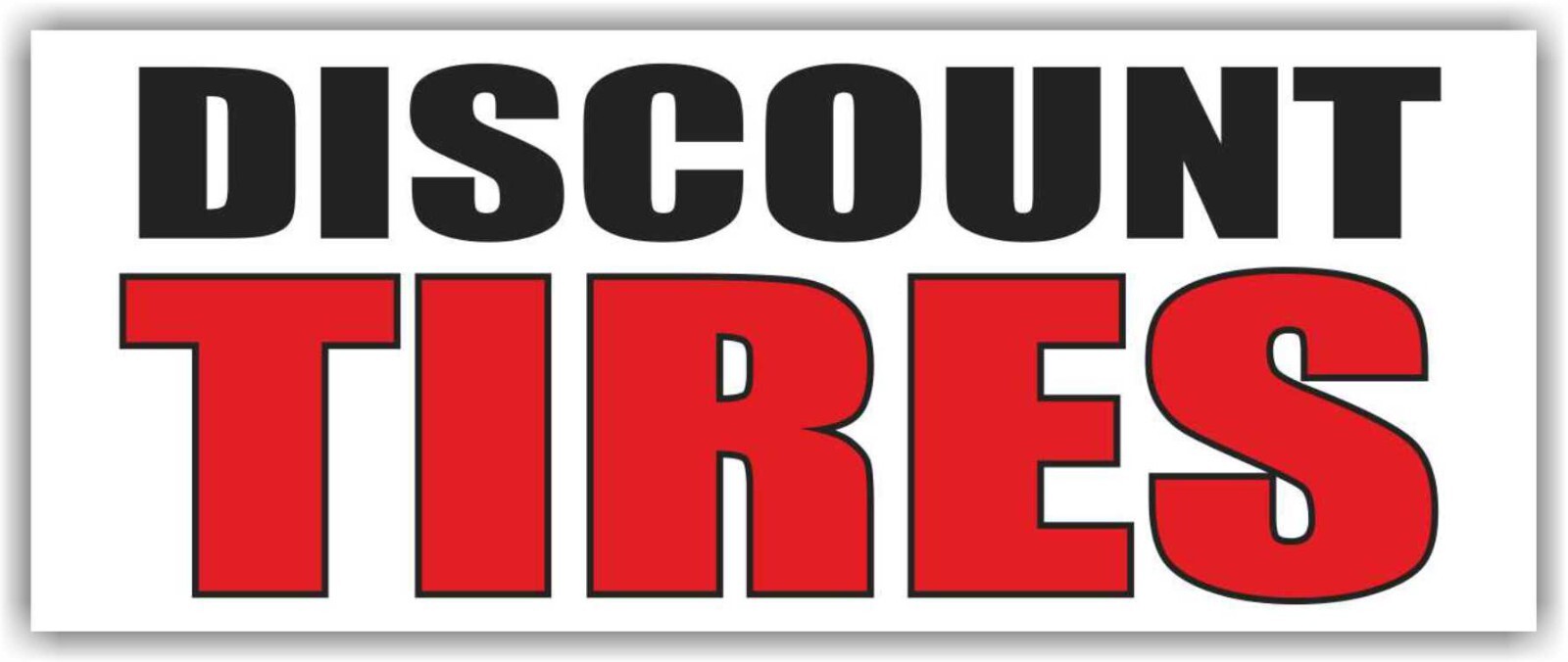DISCOUNT TIRES Advertising Banner Vinyl Mesh Sign Wheel Shop TIRE SALE Retail