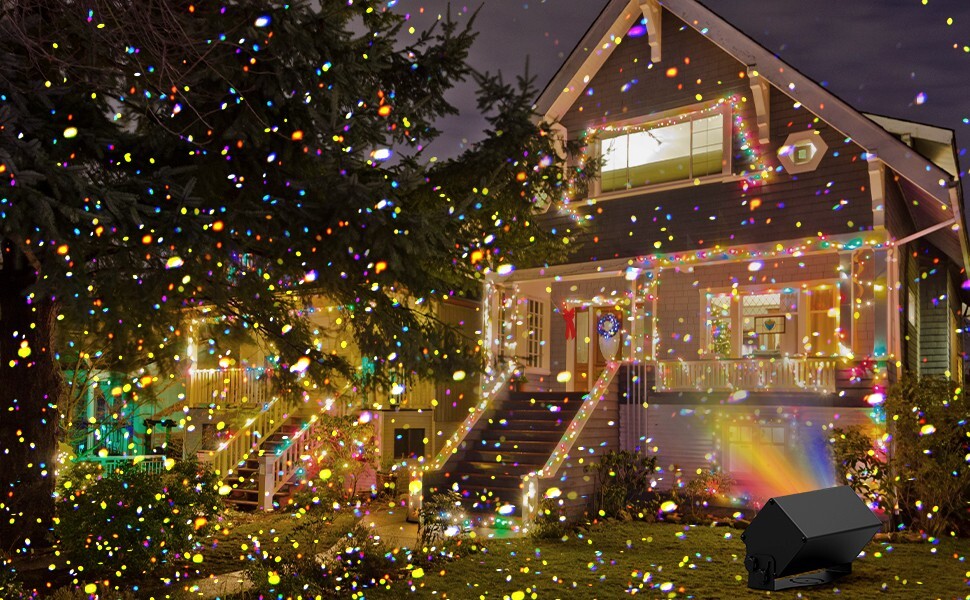 Outdoor RGB Firefly Laser Lights Projector Moving IP67 for Home Garden Patio New