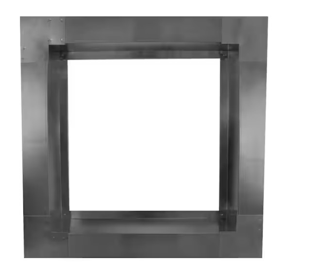 Box Is 21 In. Wide X 21 In. Long X 6 In. High Aluminum Roof Curb