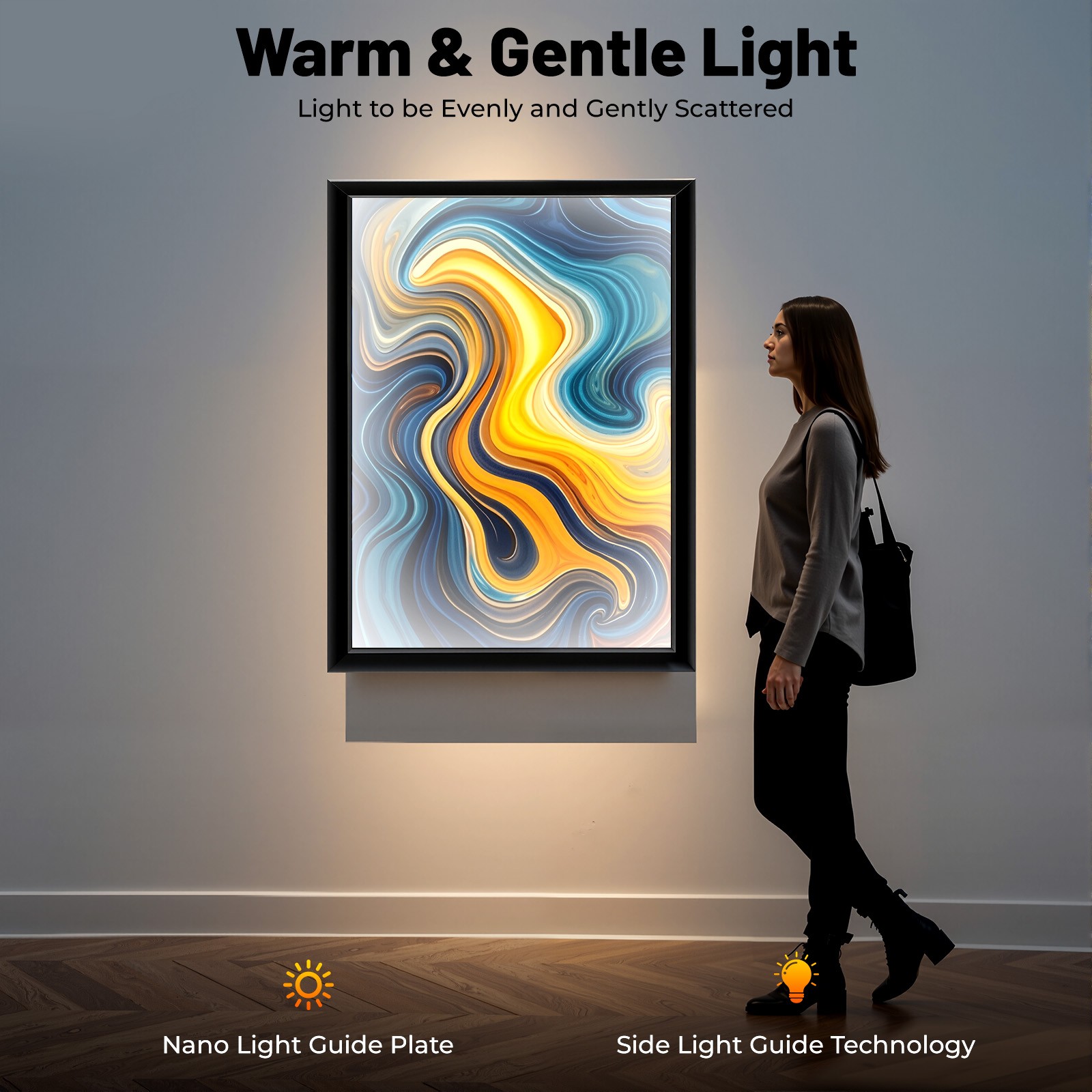LED Light Box Movie Poster Display 24″x36″ Advertising Frame Store Wall Mount US