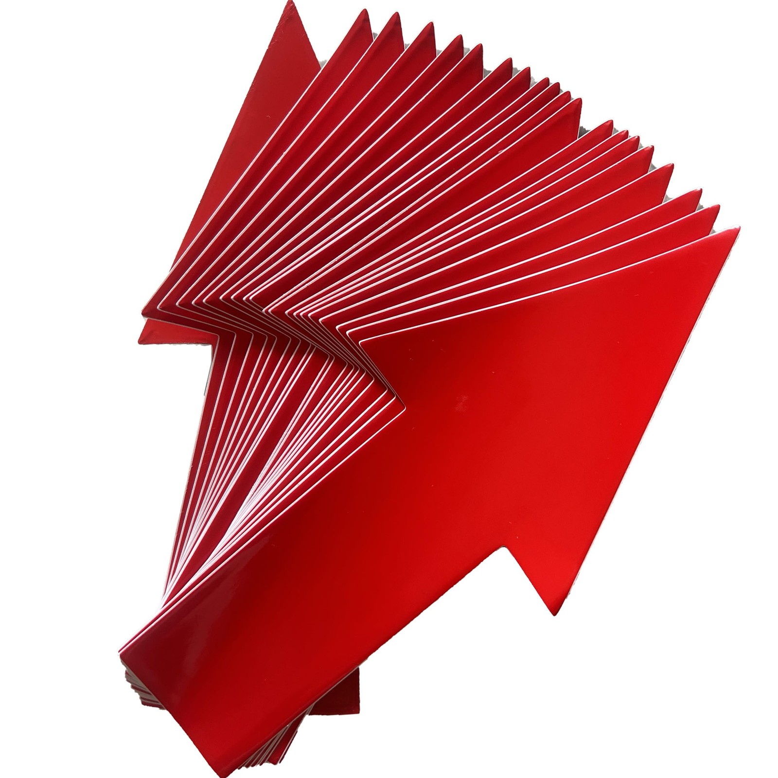 8 x 4 in (10 X 20 CM) Arrow Floor Sticker, PVC Removable Self-Adhesive Arrow Sig