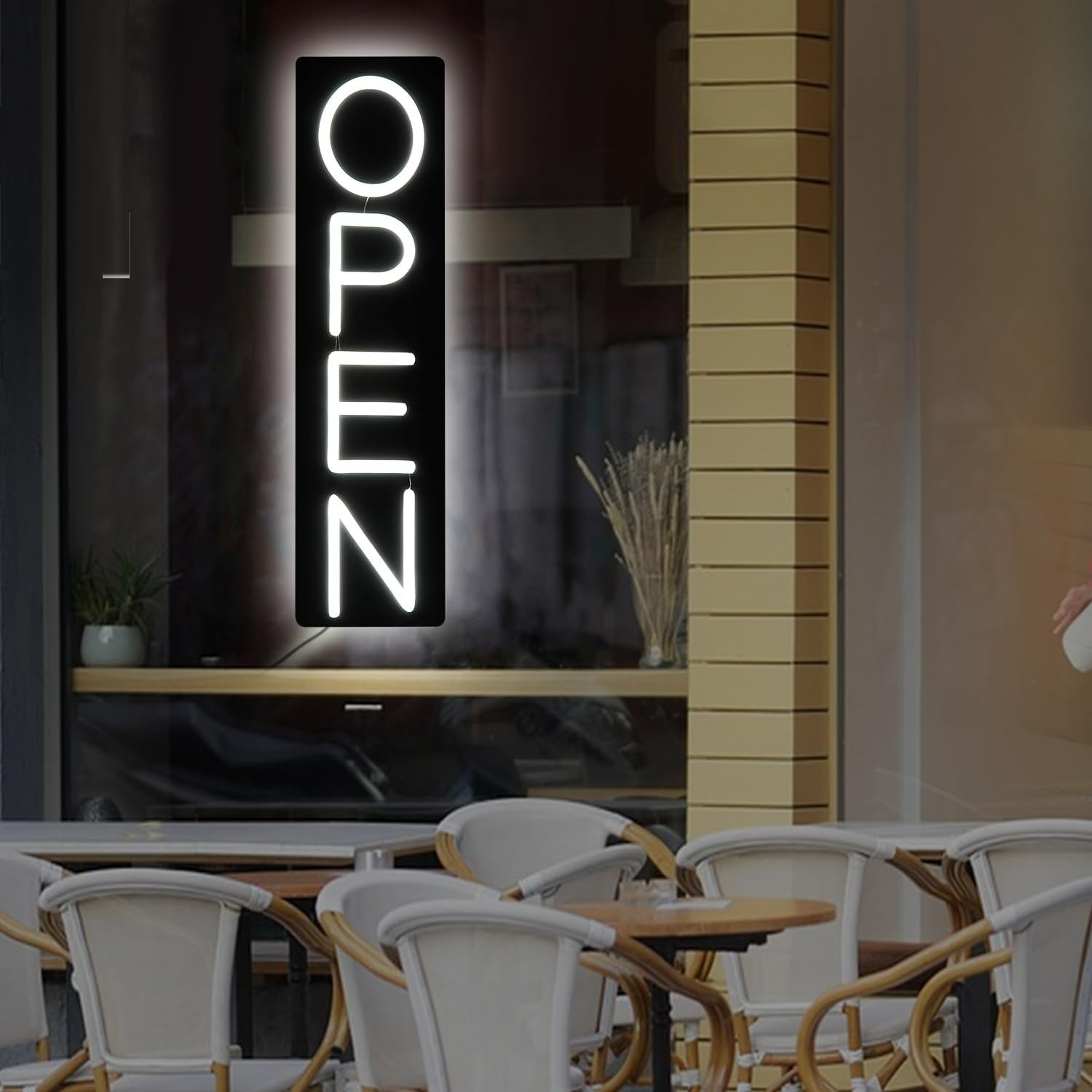 Ultra Bright 16″ LED Neon Open Sign for Retail Store, Bar, Salon, Restaurant