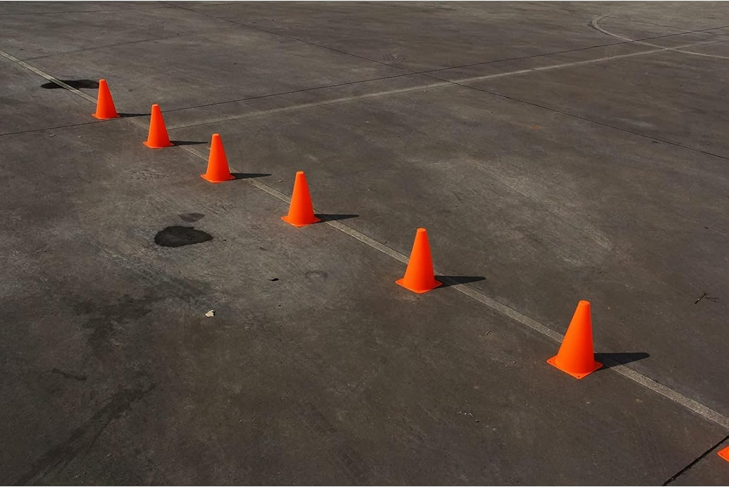 Juvale Motorcycle Practice Cones – 9″ X 5.5″, Orange, 12-Pack – Cones for Parall