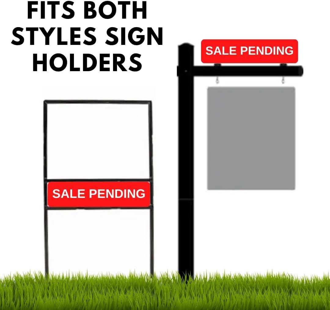 Real Estate Sign Riders 6×24 Aluminum Open House, Water & Rust Resistant for …