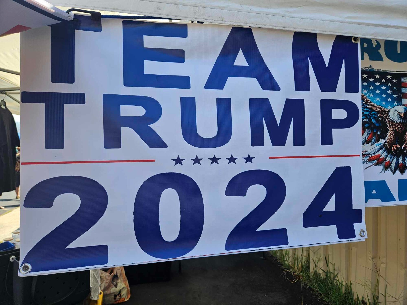 2×3 Feet Trump 2024 President Vinyl Banner Take America Back MAGA Republican