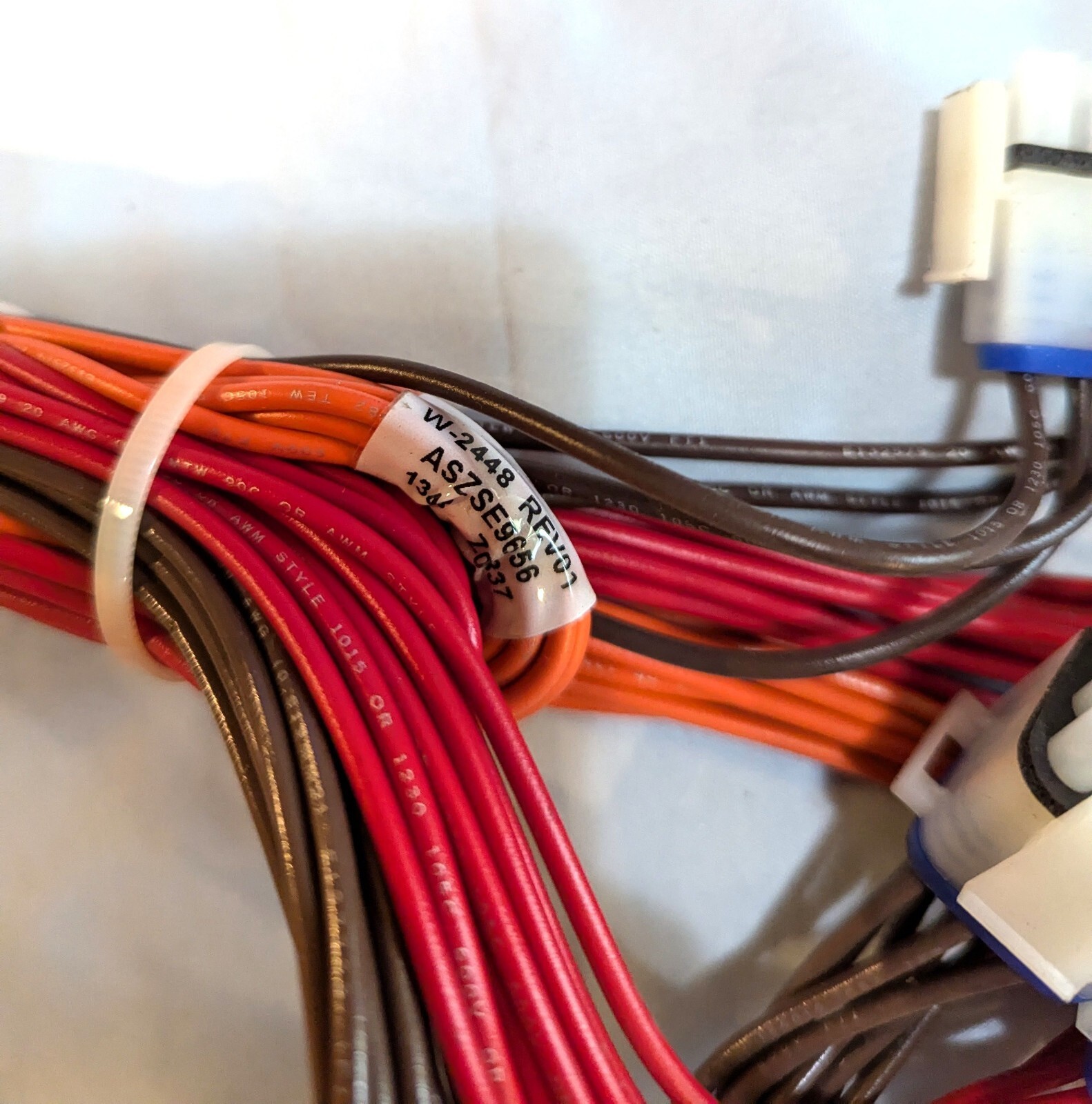 Lots Of Two [2] Daktronics Wire Harness Assemblies With (W-2446, W-2447, W-2448)
