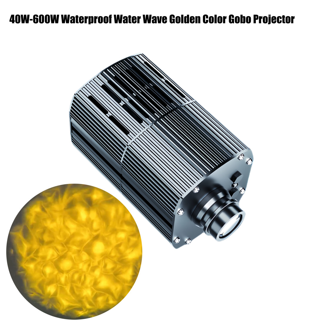 40W-600W Waterproof Outdoor Water Wave Ripple Ocean Effect GOBO Light Projector