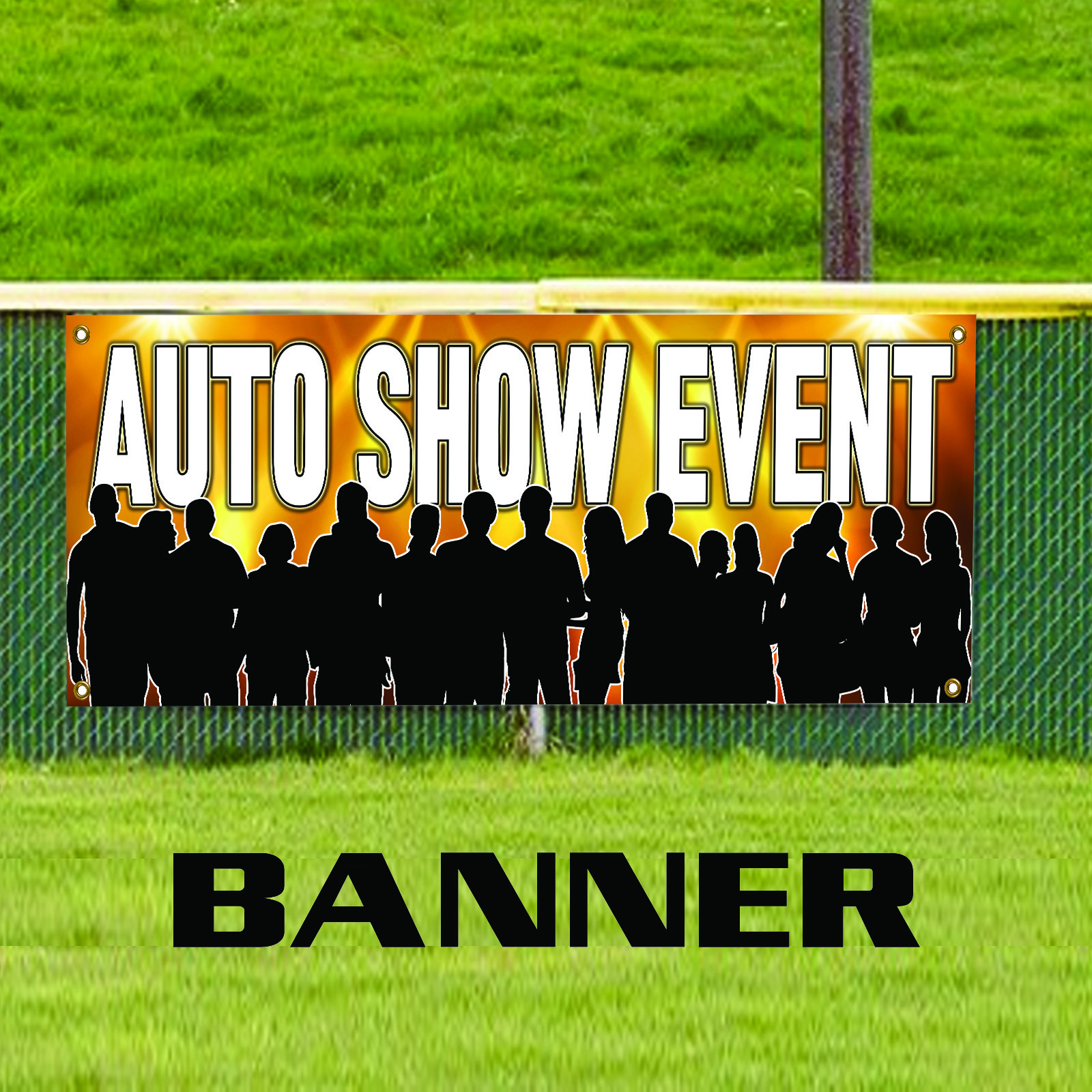 Auto Show Event! Vinyl Banner Car Show Today New Auto Event Advertising Banner