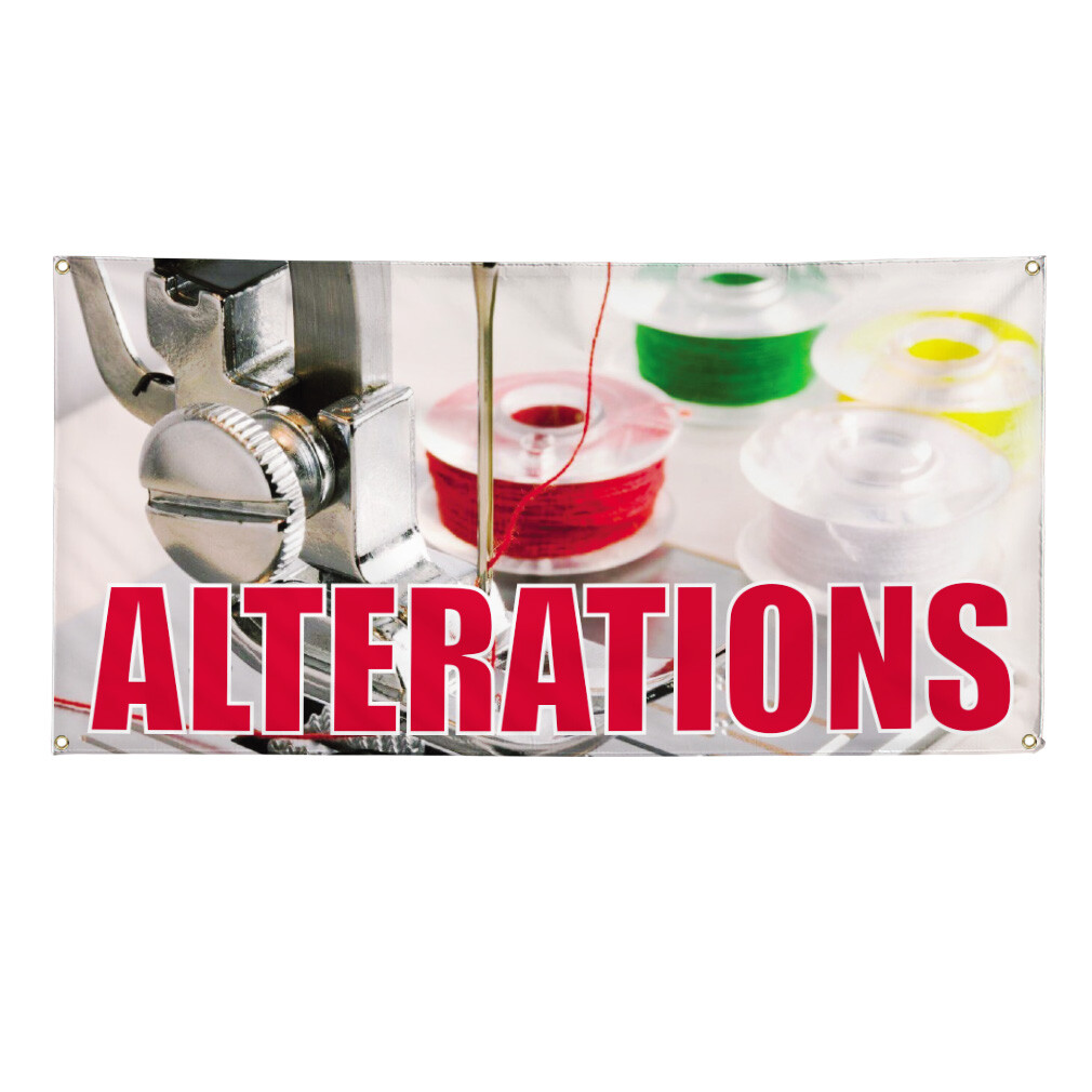 Vinyl Banner Multiple Sizes Alterations Outdoor Advertising Printing B Business