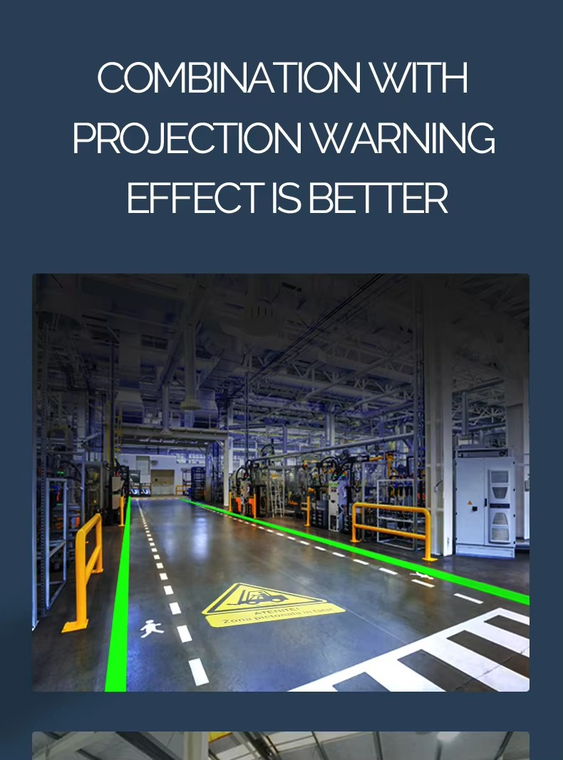 20-40W Green Industrial Warning Sign Lamp for Safety Laser Line Light Pojector