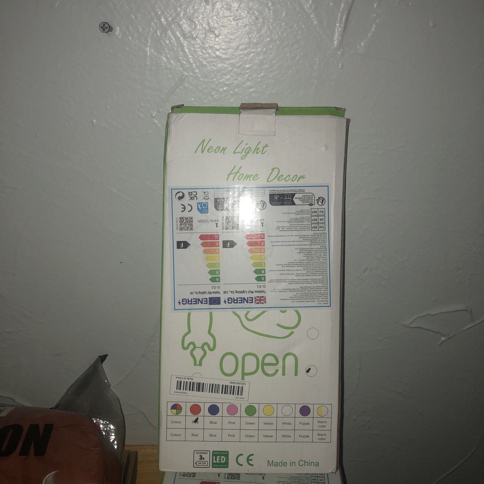 New ! Neon Sign “ OPEN “ Nice Color !