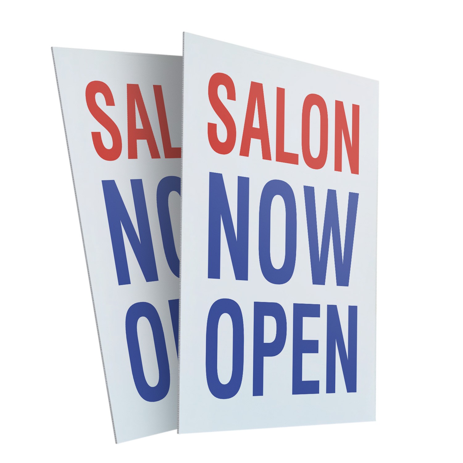 Salon Now Open Heavy Duty A-Frame Sidewalk Sign Grand Opening Professional