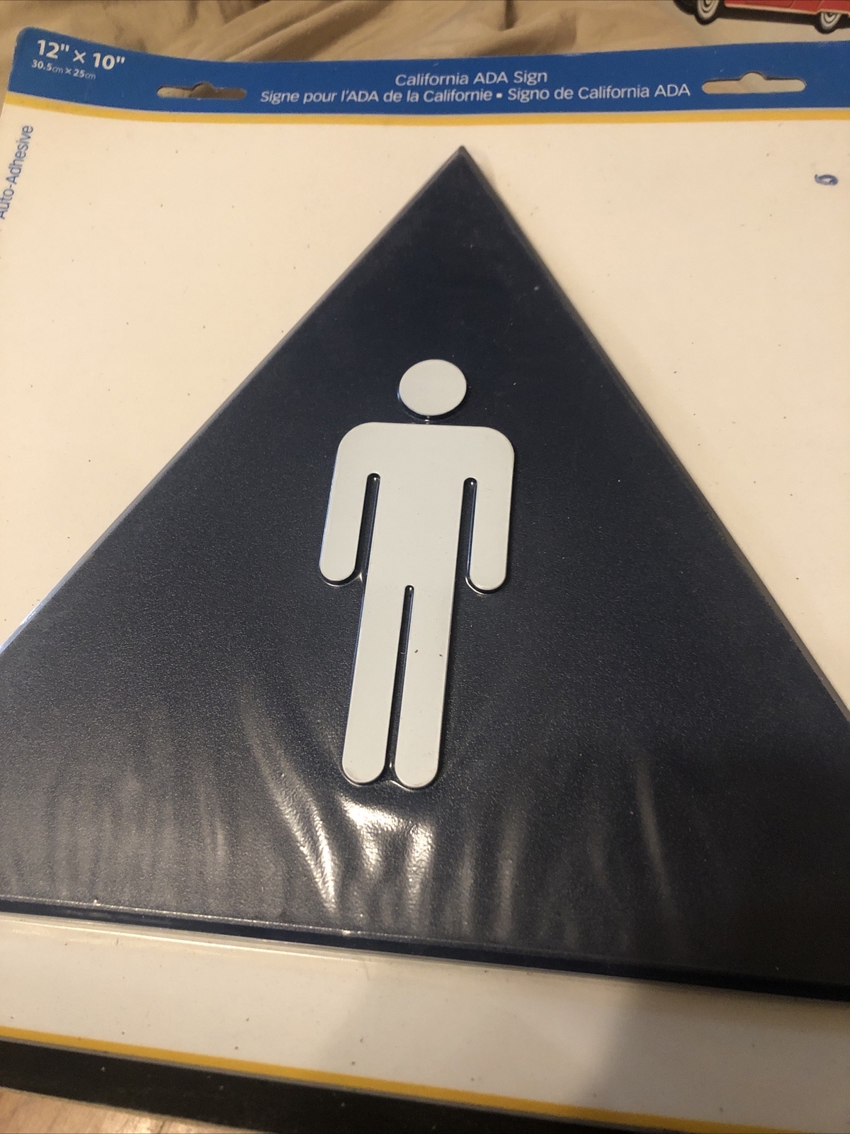 Lot Of 2 California ADA Men’s Bathroom Signs