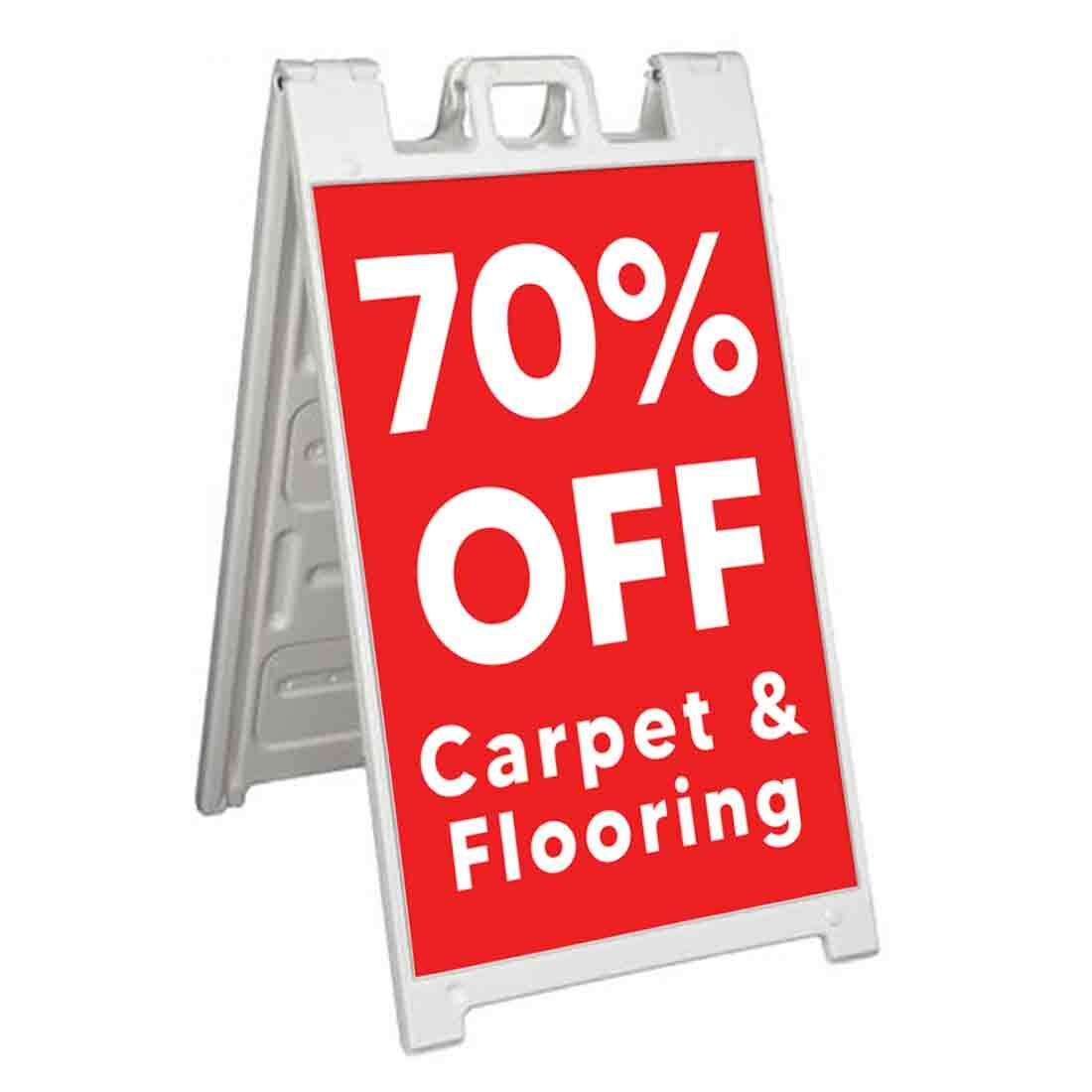 70% Off Carpet & Flooring Signicade 24×36 A Frame Sidewalk Sign Double Sided