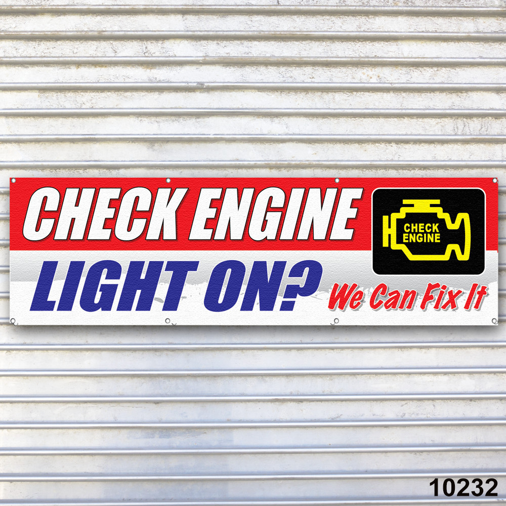 Check Engine Light On? Banner Auto Repair Service Bay