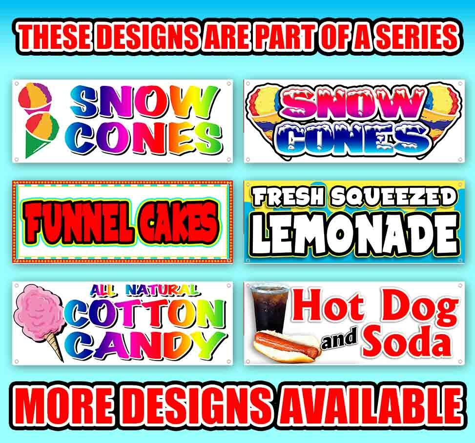 FRESH SQUEEZED LEMONADE Advertising Vinyl Banner Flag Sign CARNIVAL FAIR FOOD
