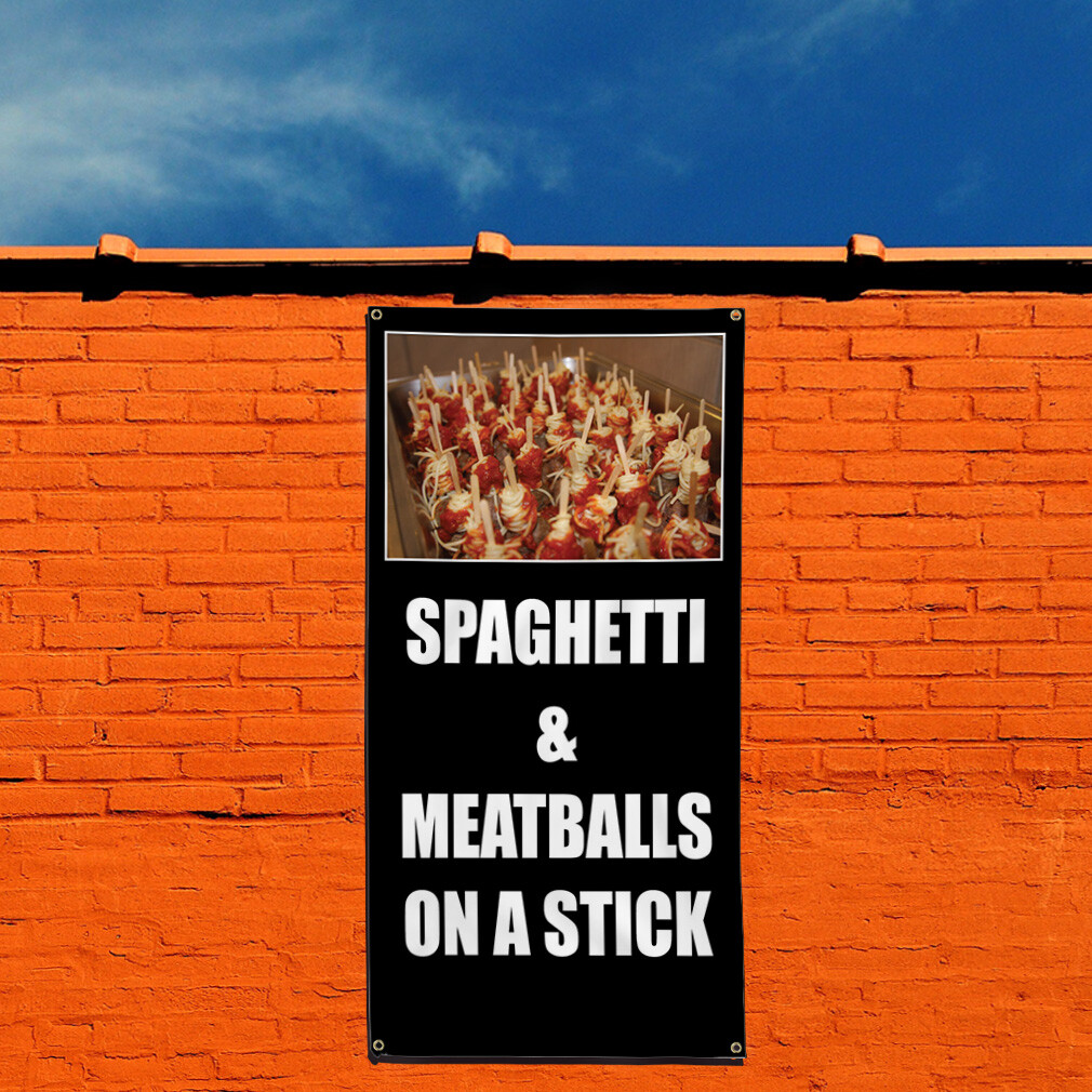 Vertical Vinyl Banner Multiple Sizes Outdoor Weatherproof Industrial Yard Signs