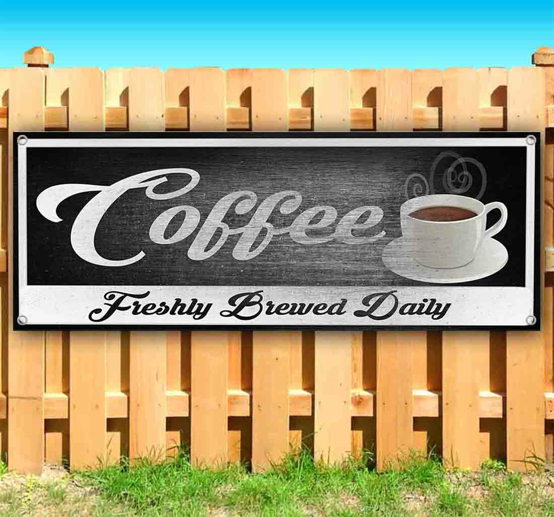 COFFEE Advertising Vinyl Banner Flag Sign Many Sizes
