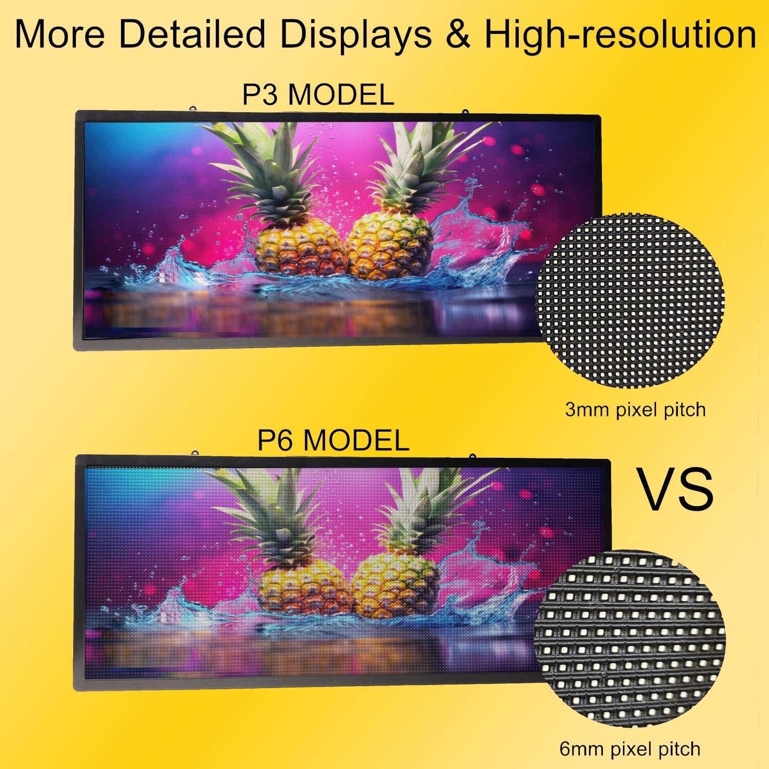P3 Images Video Led Signs Display,IP65 Waterproof Outdoor Programmable Scrolling