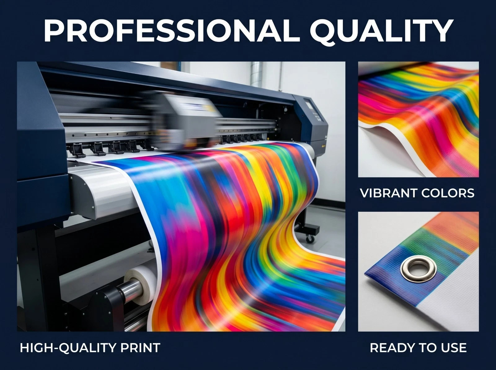 Custom Vinyl Banner Waterproof UV Resistant 13oz Heavy Duty Outdoor Signs USA