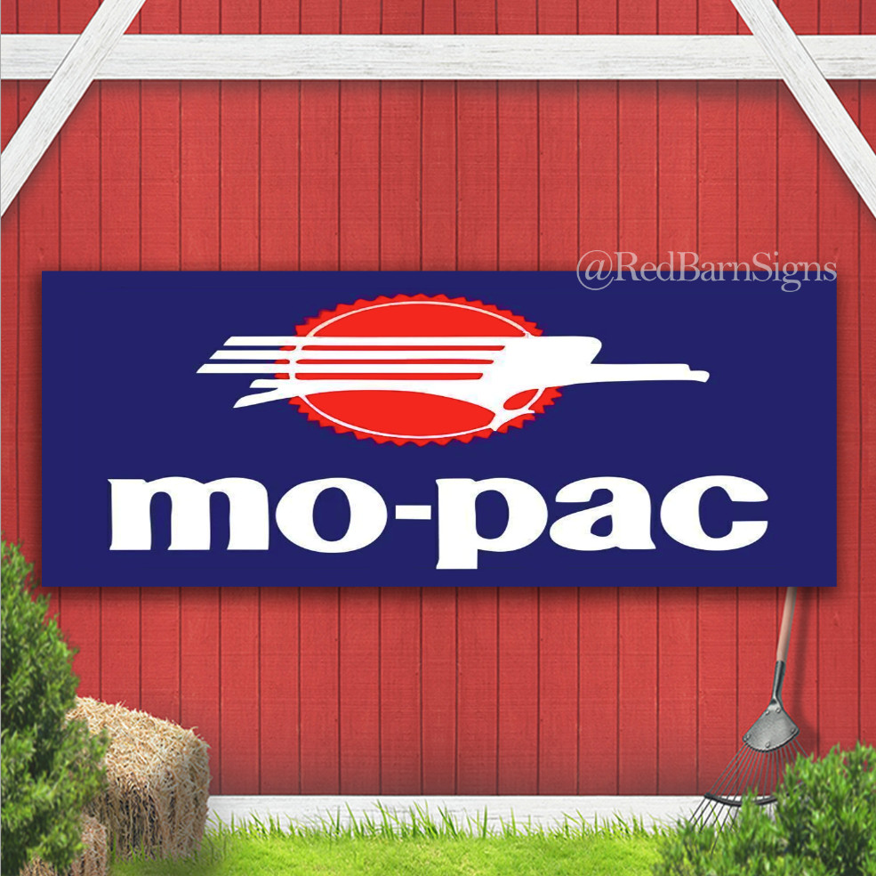 Missouri Pacific Railroad Railway Train Indoor Outdoor Banner Sign with grommets