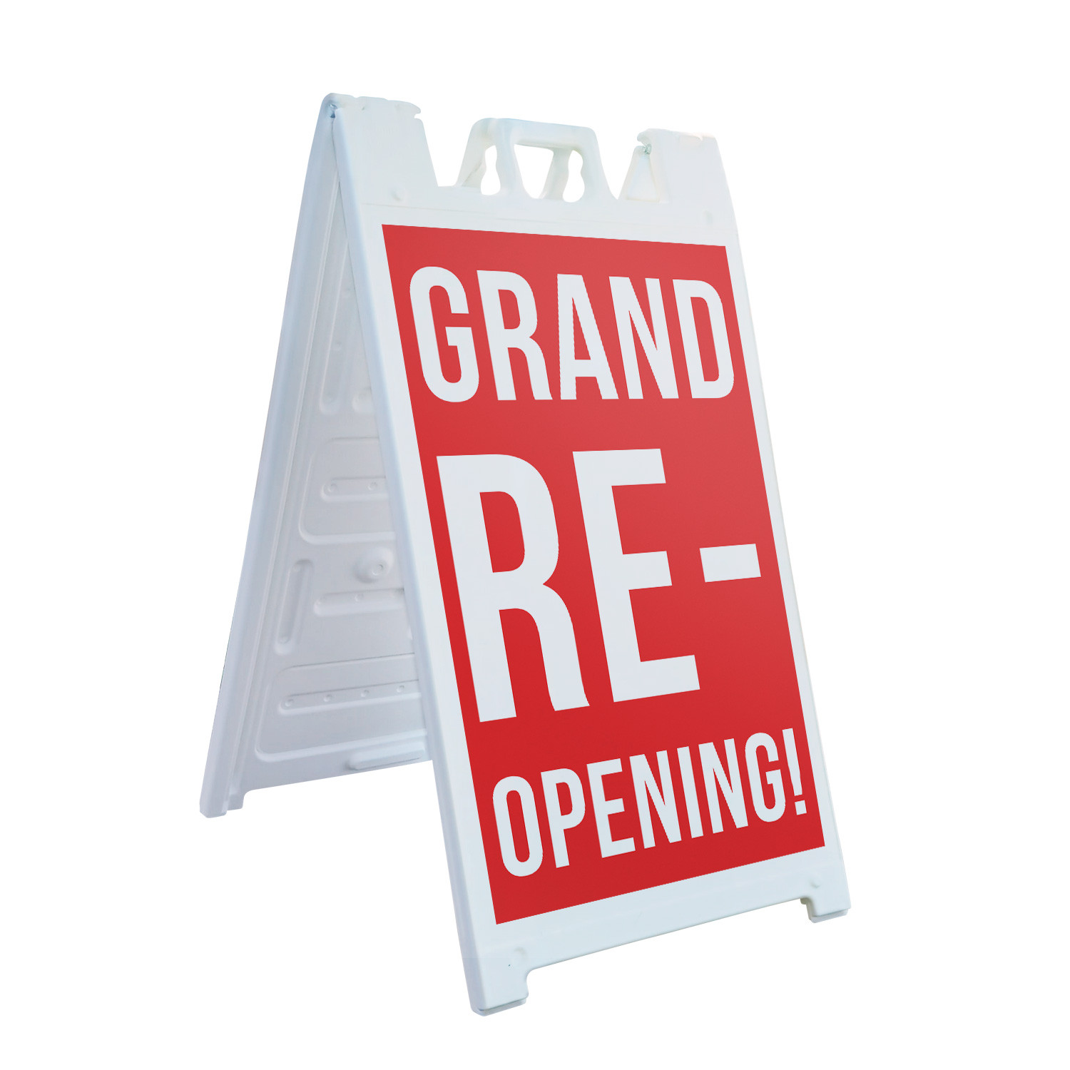 Grand Reopening Heavy Duty A-Frame Sidewalk Sign Business Promotions Big Event