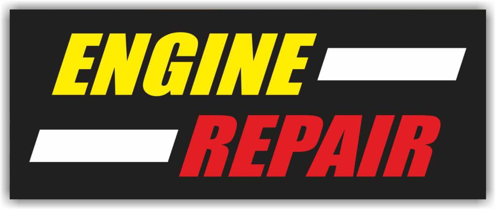 ENGINE Repair Advertising Banner Vinyl Sign Mechanic Service Garage Inspection