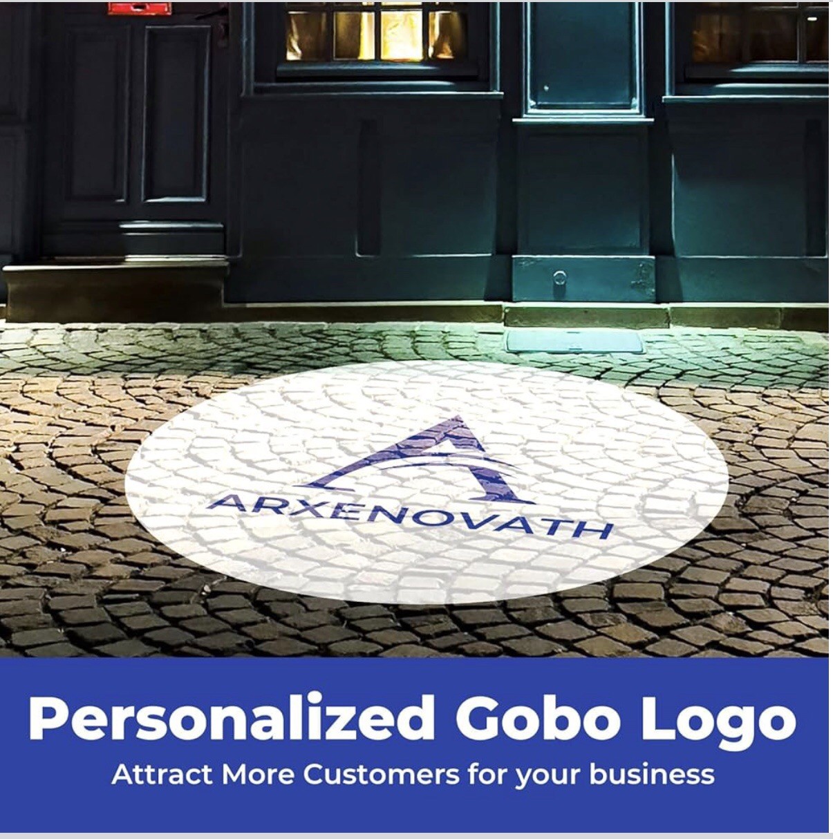 LOGO GOBO💡LED SPOTLIGHT PROJECTOR Business Store Advertising SIGN⚡️Weatherproof