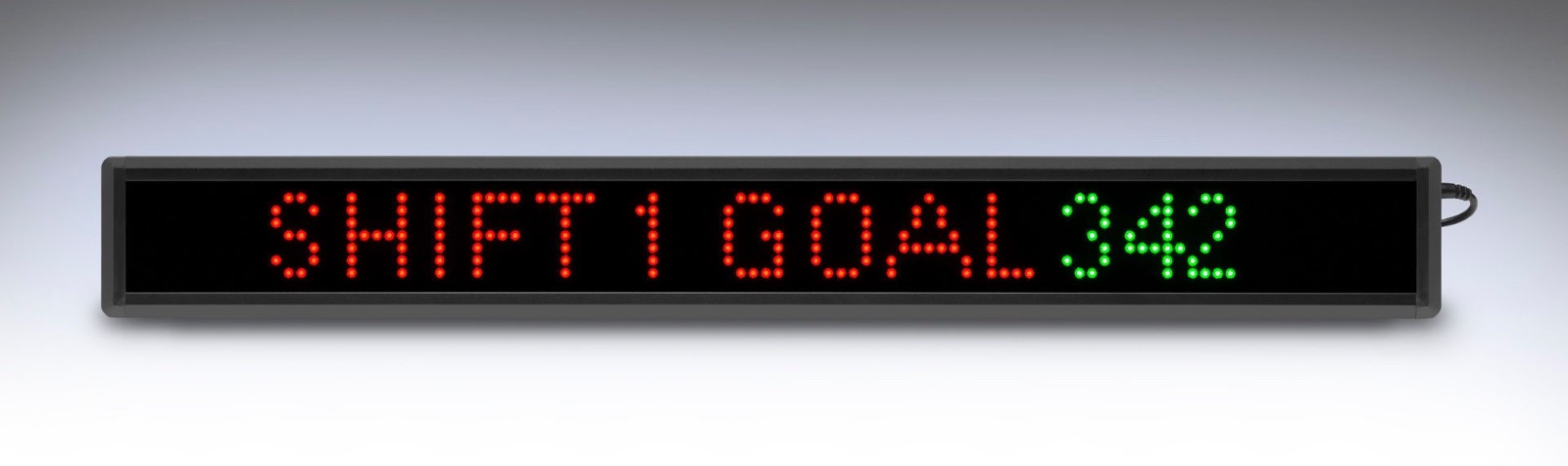 Electronic Displays LED Industrial Sign PLC Interface with Ethernet/Profinet