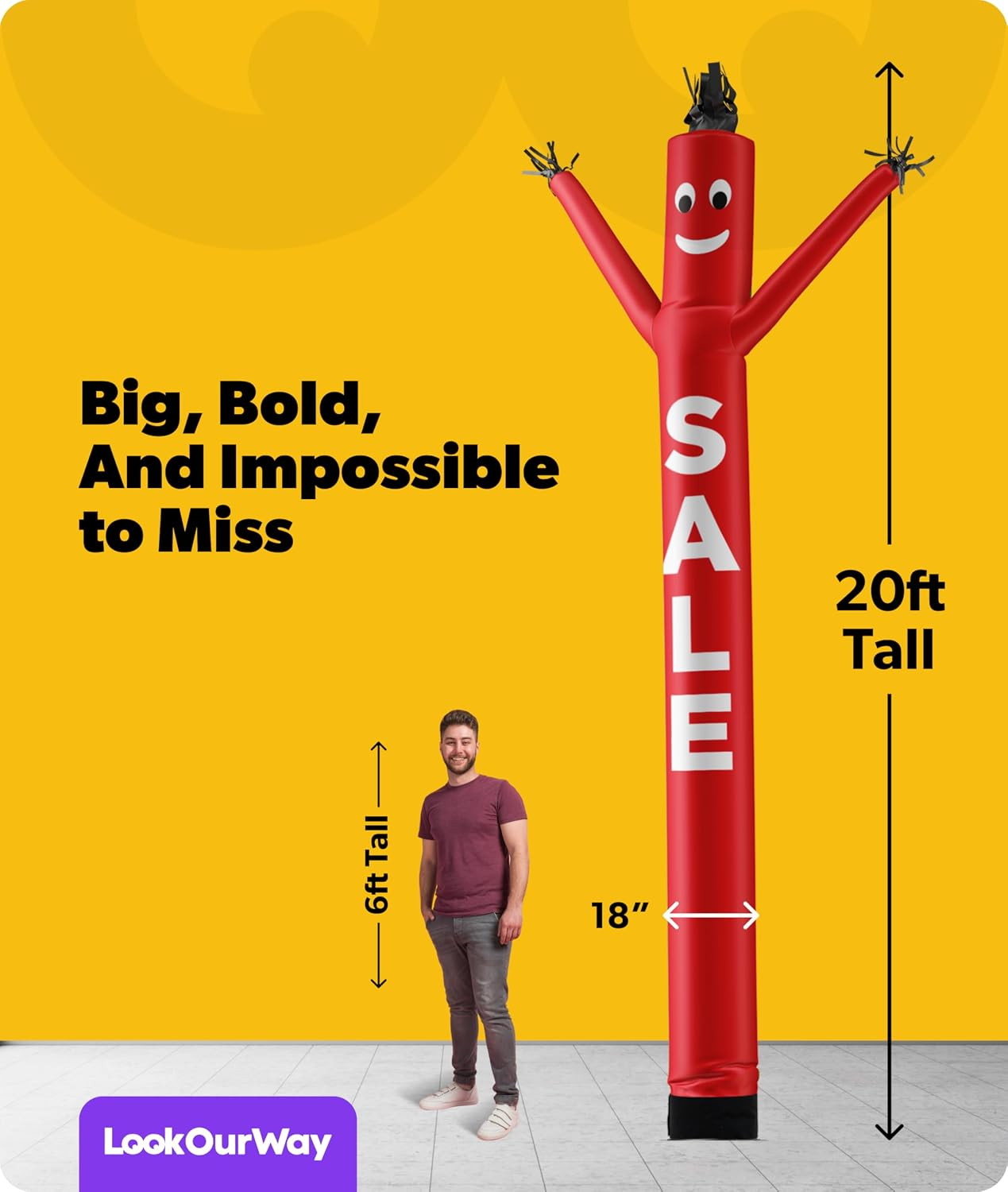 Sale Air Dancers Inflatable Tube Man Attachment
