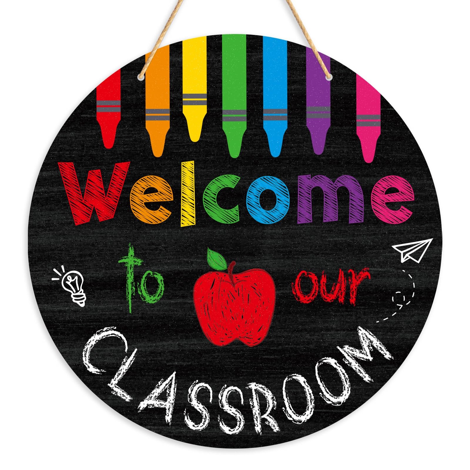 Welcome Sign For Classroom 11.5 Coloful Welcome To Our Classroom Door Sign Deco