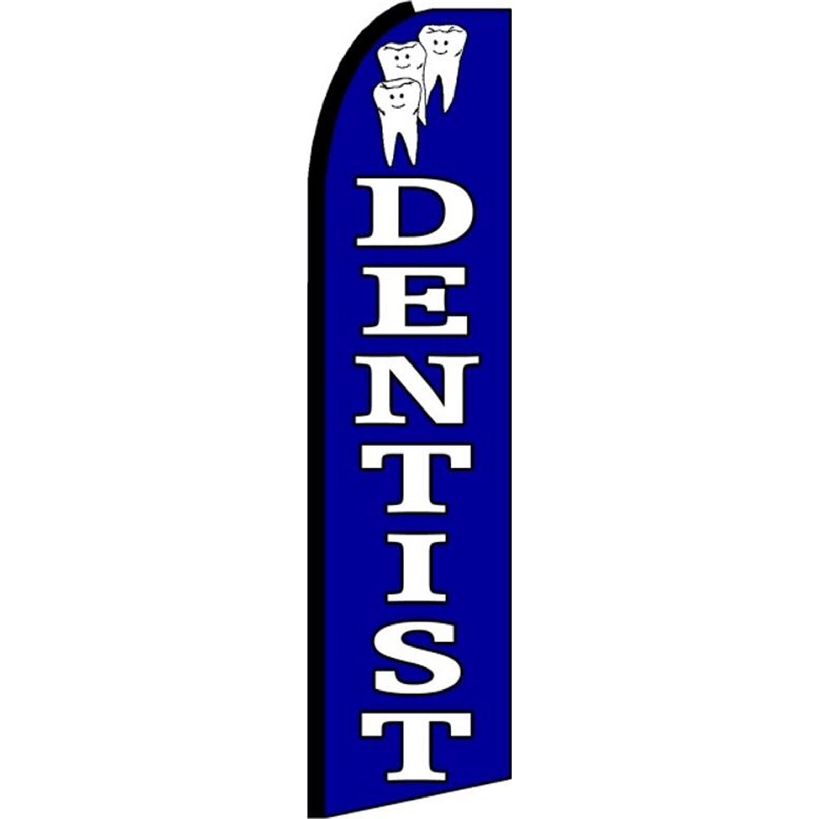 Dentist 2 1/2 ft X 11 1/2 ft Windless Flag