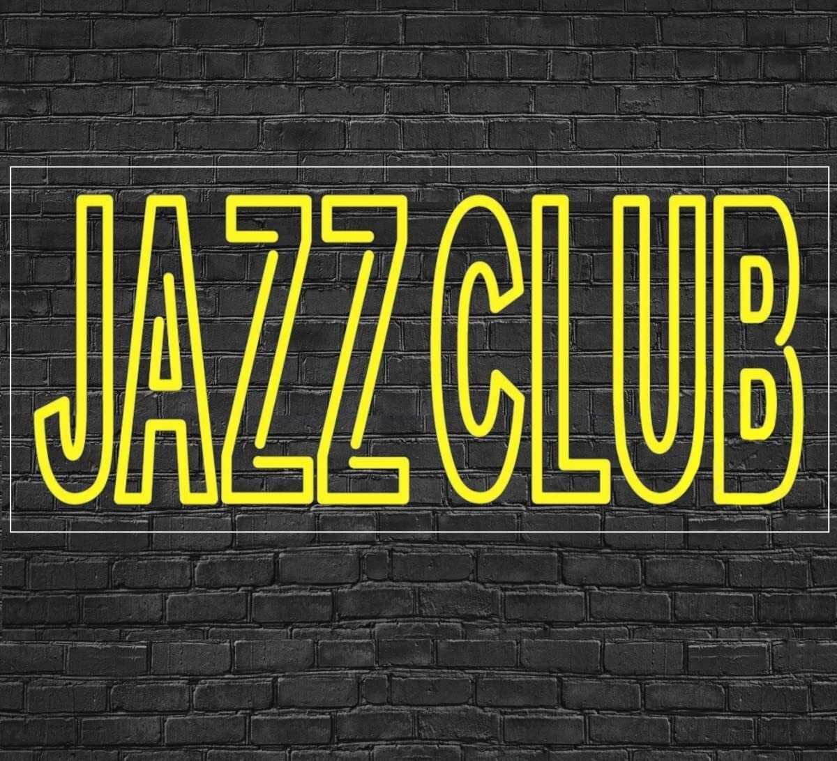 Jazz Club Sign for Window/Wall Displays | LED Flex Neon | 32″W x 13″H x 1″D