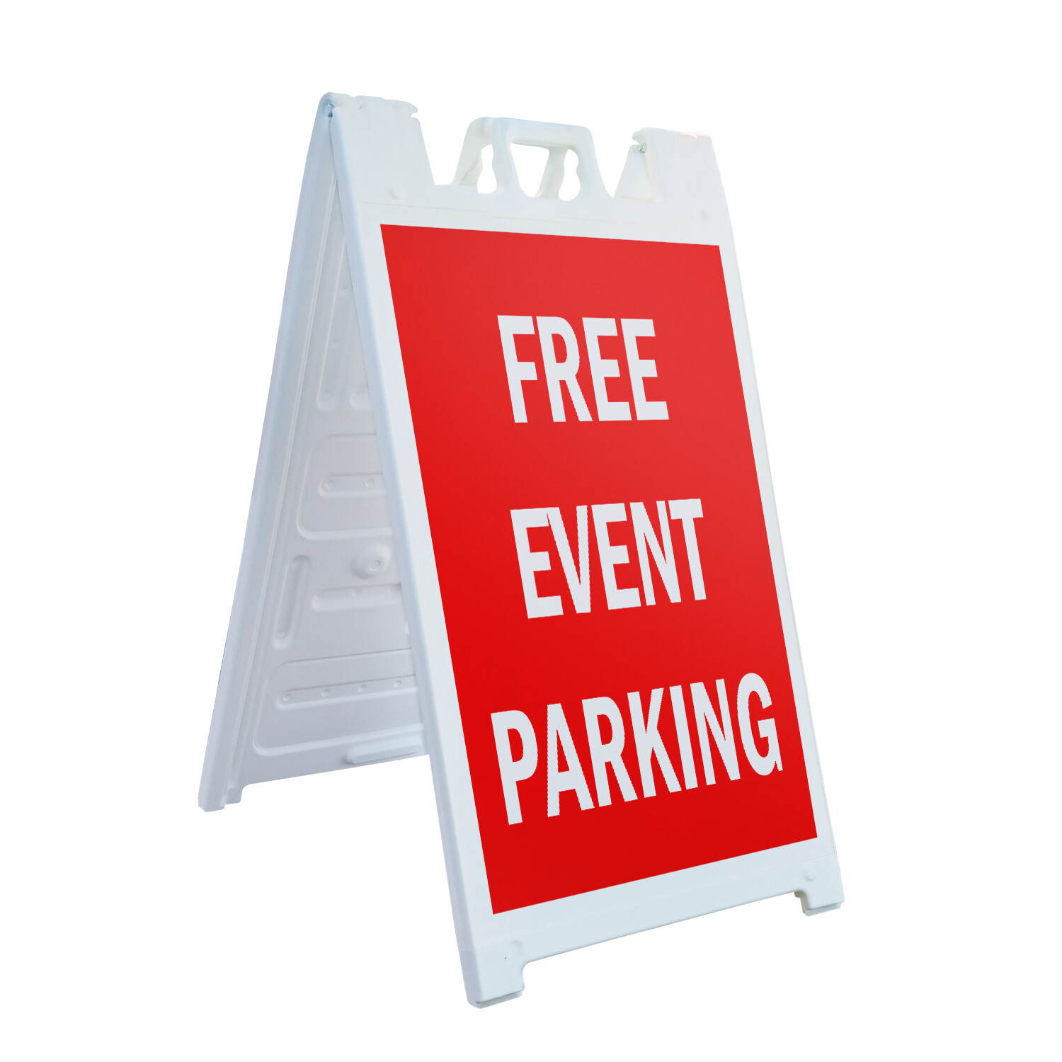 A-frame Sidewalk Free Event Parking 24″ x 36″ Double Sided A-Frame Sidewalk Sign
