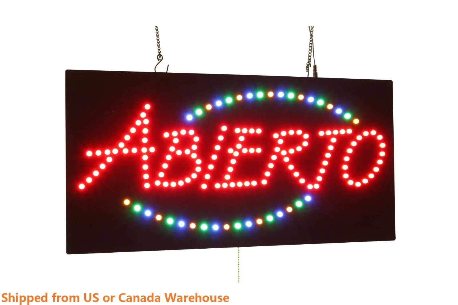 Ultra Bright LED Neon Open Sign for Business Animated Motion Light 2 Modes