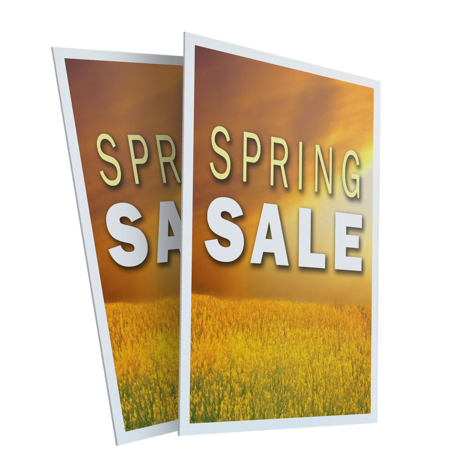 A-frame Sidewalk Spring Sale 24″ x 36″ Double Sided A-Frame Sidewalk Sign