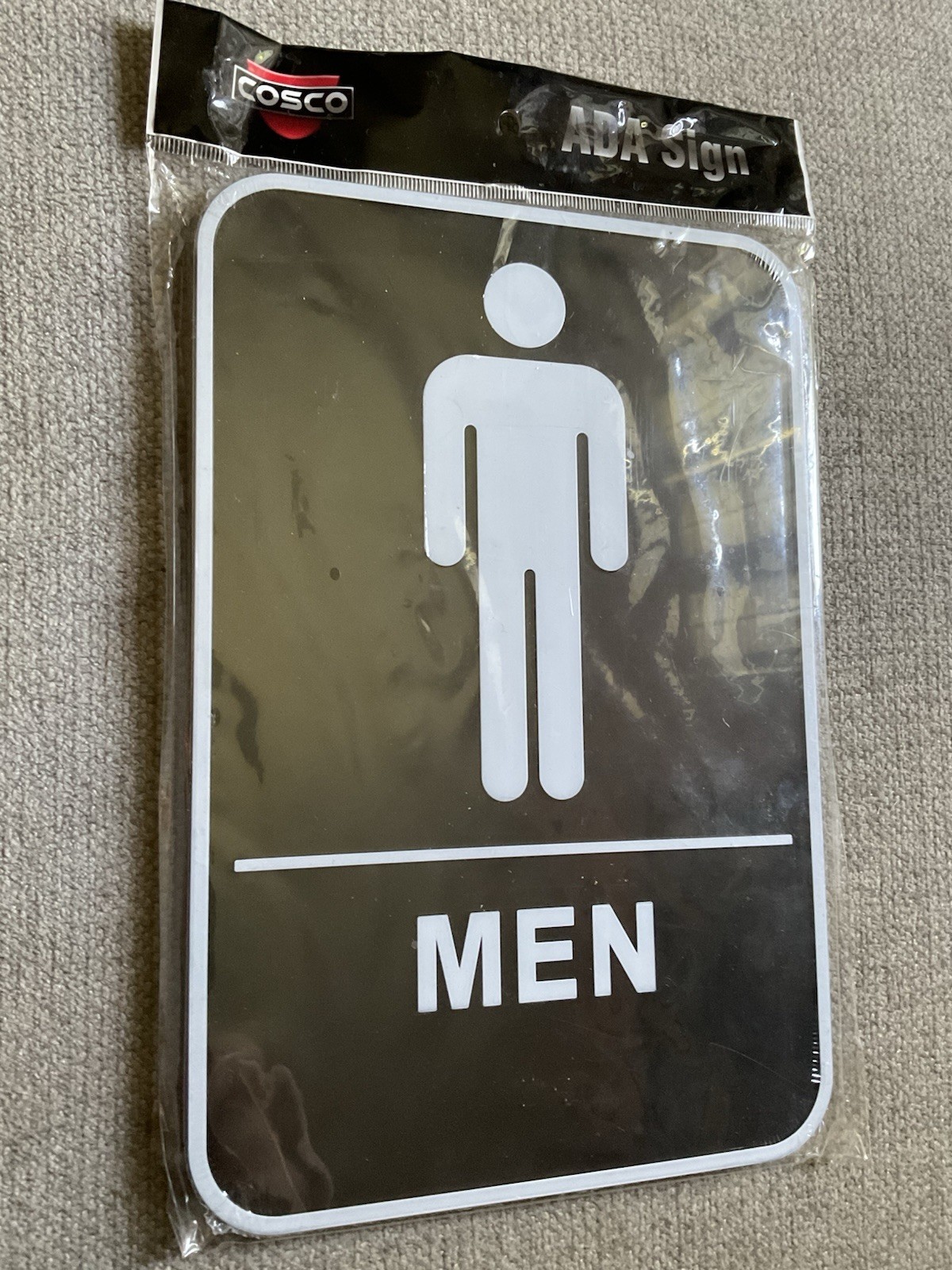 Cosco ADA Men & Women Restroom Signs 9″ x 6″ Male & Female