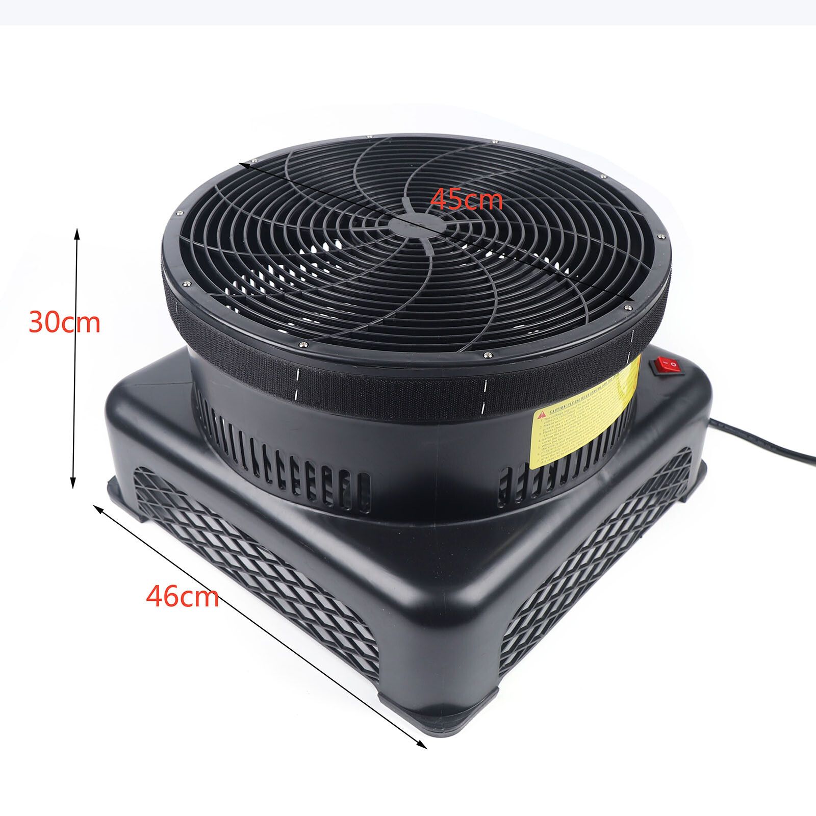 17.7″ Air Blower Fan Fit Inflatable Wind Dancer Tube Man Fly Guy Sky Puppet 950W