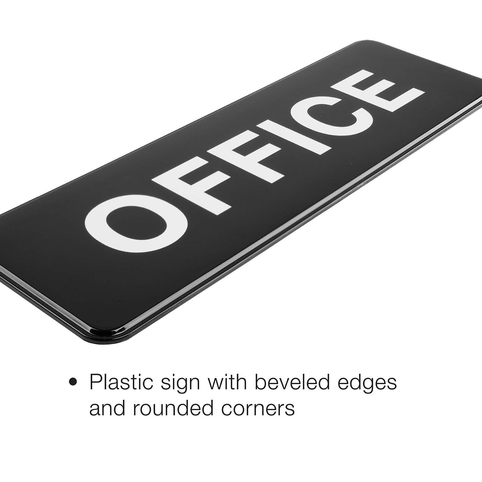 Unisex ADA Restroom Sign Modern Chic Design Braille Black/Silver Gender Neutral