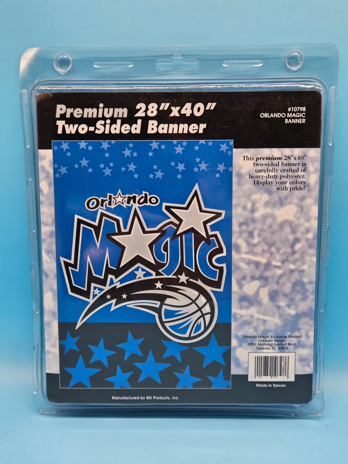 Orlando Magic NBA Sports Fan Premium Team Logo 28″ x 40″ Two Sided Flag Banner